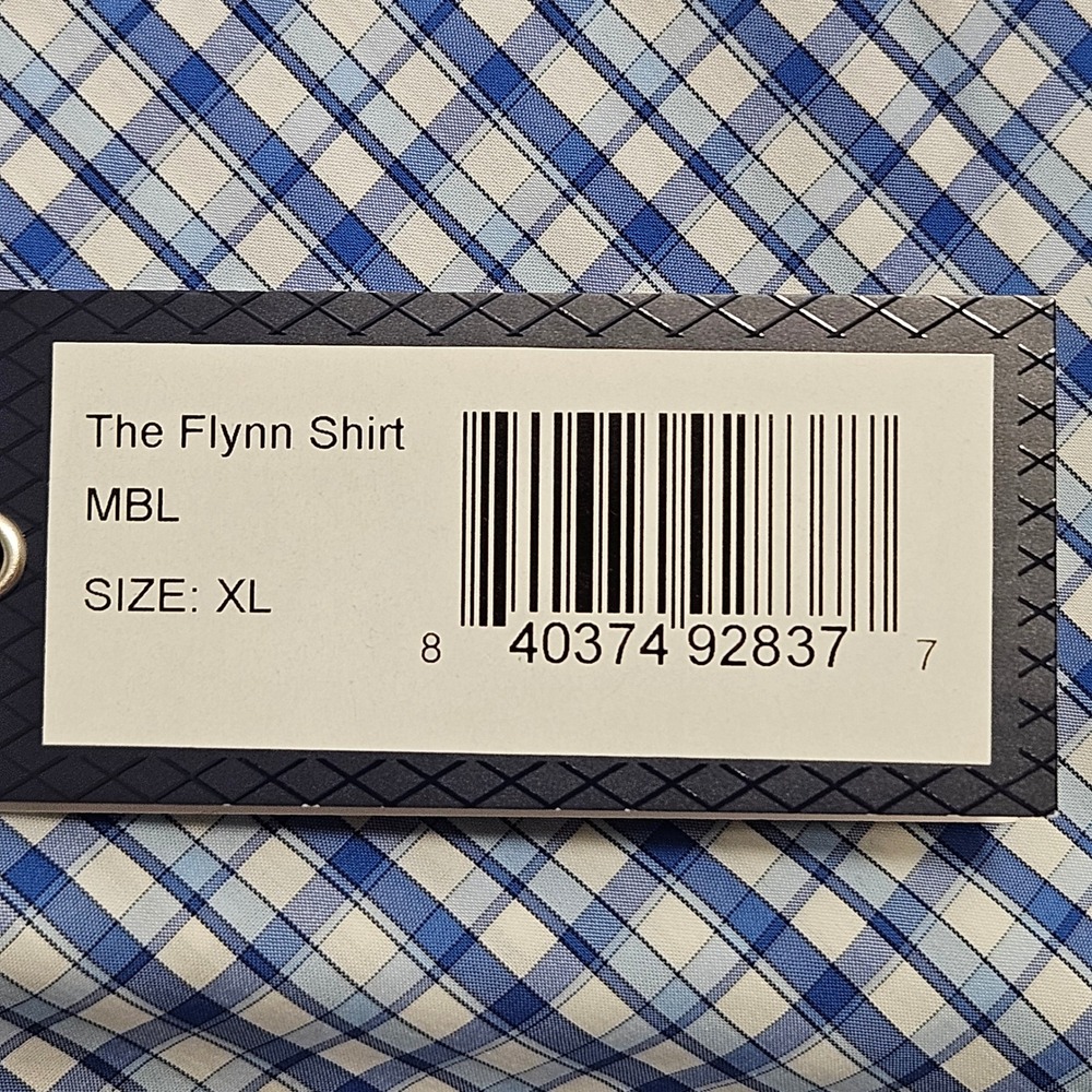 Holderness & Bourne The Flynn Shirt Marlin Blue Plaid Tailored Fit XL HB2195.759 - Picture 4 of 13